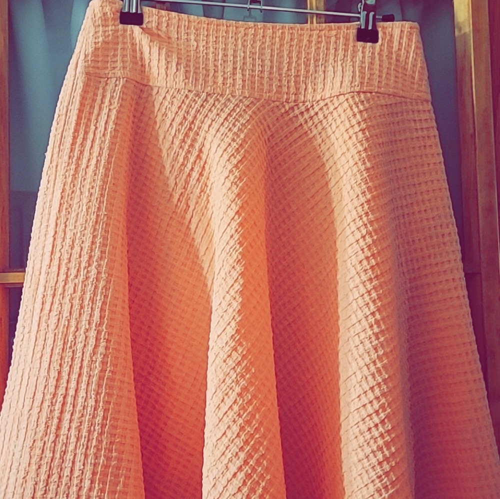 🔸️YEDANA🔸️ WAFFLE PRINT SKIRT